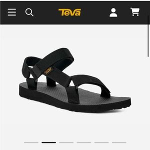Teva Black Universal Sandals